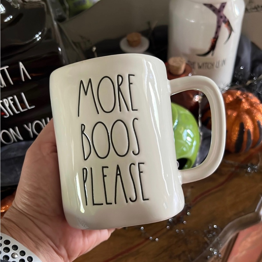 Rae Dunn More Boos Please Mug